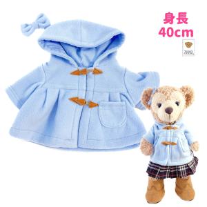 ぬいぐるみ服 上下セット オーバーオール 前あきシャツ 40cm