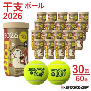 DUNLOP（ダンロップ） テニステニスボール 干支ボール 2026年「午