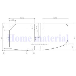 TOTO お風呂のふた 風呂ふた2枚割りフタ AFKK81109WL2 AFKK81109WR2
