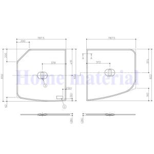 TOTO お風呂のふた 風呂ふた 組み合わせ式 組みふた ST 2枚風呂フタ