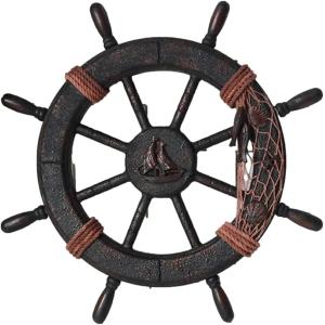 木製ラット（舵輪）450mm 記念品 贈り物 : マリンガイド Yahoo!店