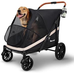 CREA クレア ピッコロカーネ 多頭飼い 大型犬 ペットカート ネイビー