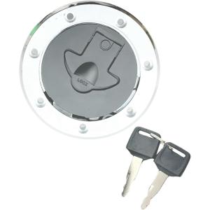 Ape バイクタンクキャブ車用 黒/オレンジ キャップ鍵付き Ape バイク