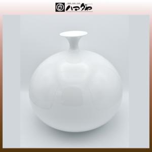 人間国宝 井上 萬二 白磁染笹彫文 花瓶 壺 : 古美術植松 - 通販