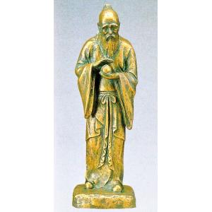 音声菩薩像(天上の音色)／高岡銅器の仏像 喜多敏勝作品 美術工芸通販