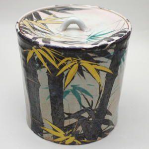 茶道具 水指 水差し 乾山写 竹 山川巌作 乾山写し 茶道 : 茶道具いまや