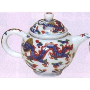 煎茶道具 涼炉 萬歴赤絵 高野昭阿弥作 炭用台付 茶道 : 茶道具いまや