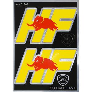 ランチア HFイエローエンブレム 4821 : イタリア自動車雑貨店