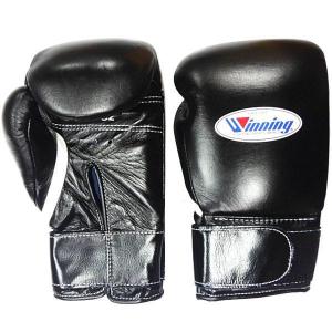 ウイニング ボクシンググローブ 14oz 紐式 黒 ゴールド 新品