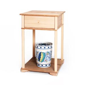 茶道具】 溜 四方棚 爪紅 而妙斎好写 戸塚富悦作 棚-49 : 創業大正七年