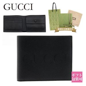 GUCCI（グッチ） 二つ折り財布 メンズ ブラック 473922 A7M0N 1000