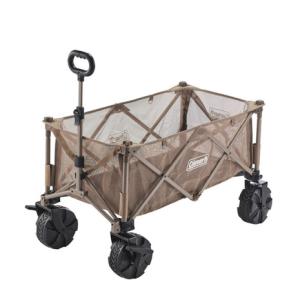 Coleman（コールマン） アウトドア ワゴン ウッドロールテーブル 木製