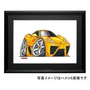 イラスト フェラーリ360モデナ（赤・横） : MotorParade - 通販