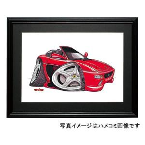 イラスト フェラーリ360モデナ（赤・横） : MotorParade - 通販