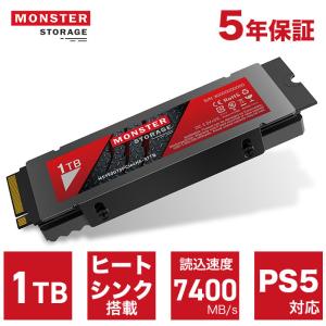 Monster Storage Monster Storage 2TB NVMe SSD PCIe Gen 4×4 最大読込