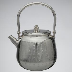 煎茶道具 洗瓶 銀瓶 銀燻 約500ml : 茶道具いまや静香園 - 通販