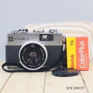 中古】【保証付 】 コニカ KONICA C35 Flashmatic ブラック S/N 689651