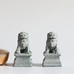 狛犬 置物 獅子 シーサー玄関 神棚 風水 雄雌セット 一対 風水グッズ