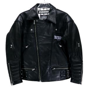 ジャケット・アウター SOPHNET. LEATHER JACKET BLACK/XL SOPH-240000