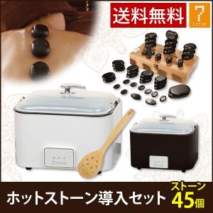 ホットストーン 導入セット ウォーマー ストーン16個 ストーンセラピー