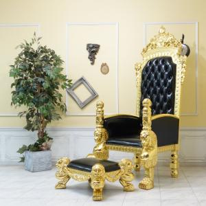 アンティーク アームチェア ロココ調 シングルソファ ソファー 肘掛け