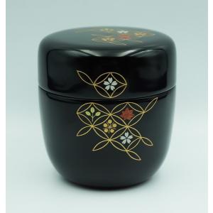 茶道具 棗 中棗 溜塗 朱蒟醤彫 関翆雲 桐箱 : 新古茶道具 さかい