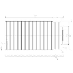 TOTO 風呂ふた 1200YRラクカル蓋2枚L 【EKKS2NLAA21WN】 : 建材と住設