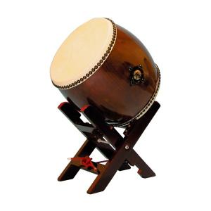 かつぎ桶胴太鼓1．6尺（赤紐） 三柱台座セット : 諏訪工芸 - 通販