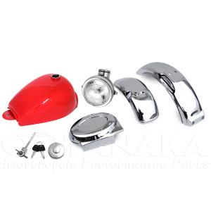 モンキーAB27 5Lタンク サイドカバー左右 フロントフェンダー