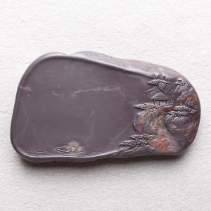 端渓硯 老坑 136×100×18mm 淌池硯 一点物 「売り切れました」 : 書道