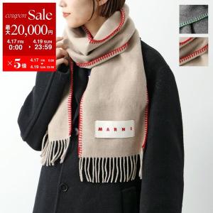 MARNI（マルニ） マフラー STRIPED BRUSHED ALPACA MOHAIR SCARF