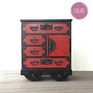 チェスト 整理箪笥 和箪笥 民芸家具風 和家具 日本製 国産家具 民芸