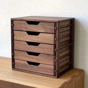 レターケース おしゃれ A4 ウォールナット 木製 書類収納 7段