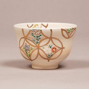 茶道具 抹茶茶碗 膳所焼 安南写 七賢人 陽炎園作 膳所焼き 安南写し