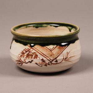 建水 茶道具 第11代 中川 浄益 作 モール 菊割 建水 : 茶道具専門店