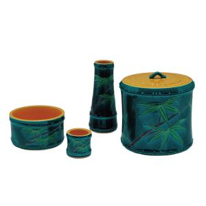 皆具 かいぐ 黄交趾 宝尽し 淡々斎好写 高野昭阿弥作 茶道具 裏千家