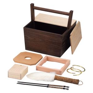 茶道具 炭道具 炭斗 炭取り 桜皮曲 玄々斎好写し 上杉満樹作 国産製 炭