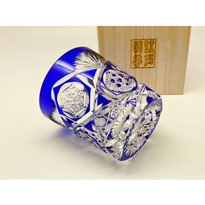 TW001GD瀧澤硝子工芸 江戸切子伝統工芸士・瀧澤利夫作 江戸切子 ・八角