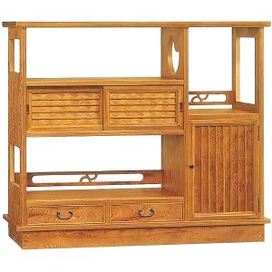 飾り棚 和風 和室 屋久杉 おしゃれ 八重衣 40 完全受注生産 大川産