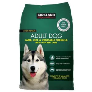 カークランド ドッグフード ラム＆ライス＆ベジタブル 成犬用 18.14kg