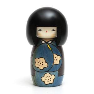 卯三郎こけし 花物語 梅 創作こけし 日本製 japanese doll : 和雑貨と