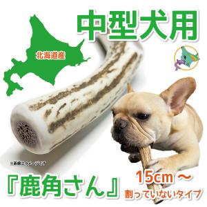 鹿の角 中型 犬 用 鹿角さん 四つ割り1本 天然 無添加 北海道産 蝦夷