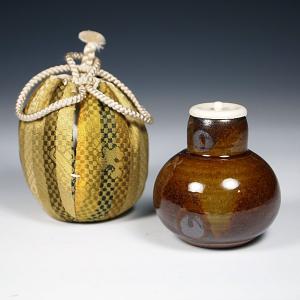 茶道具 濃茶器漢作唐物大名物「本能寺文琳茶入写し」 笹田有祥作 正絹