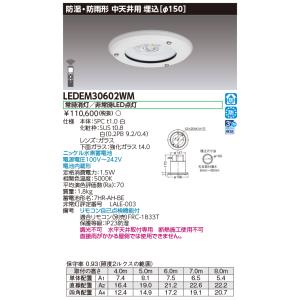 TOSHIBA（東芝） ◎ 在庫あり東芝 LEDEM13221M 低天井用埋込LED非常