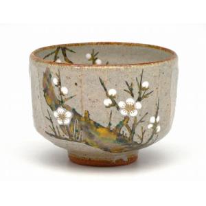 送料無料 （茶道具/茶器/棗） 山中塗 菊桐秋草蒔絵 面中次 和田寿峰作