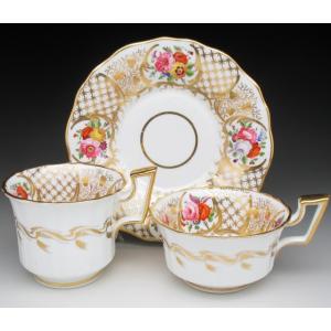コールポート 伊万里文 カップ＆ソーサー アンティーク 19世紀初め