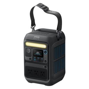 Anker Solix C300 Portable Power Station ダークグレー + PS60