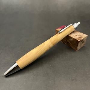 やまだ工房木軸ボールペン G2規格 吉野杉軸 吉野杉瘤杢手作り
