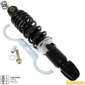 KNツインダンパーリヤサス リアショック灰255mmスーパーディオAF27