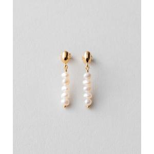 ete（エテ） ピアス K10YG パール アメリカンピアス レディース